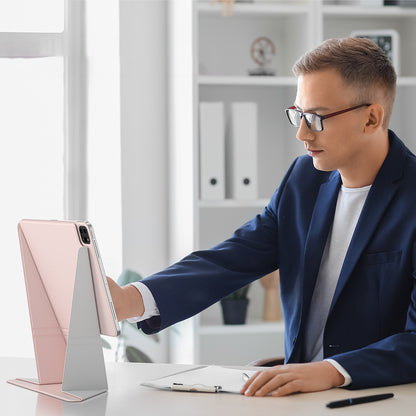 Apple iPad Air 11 2025 M3 Amazingthing Matte Pro Mag Folio Katlanabilir Magnetik Standlı Kılıf