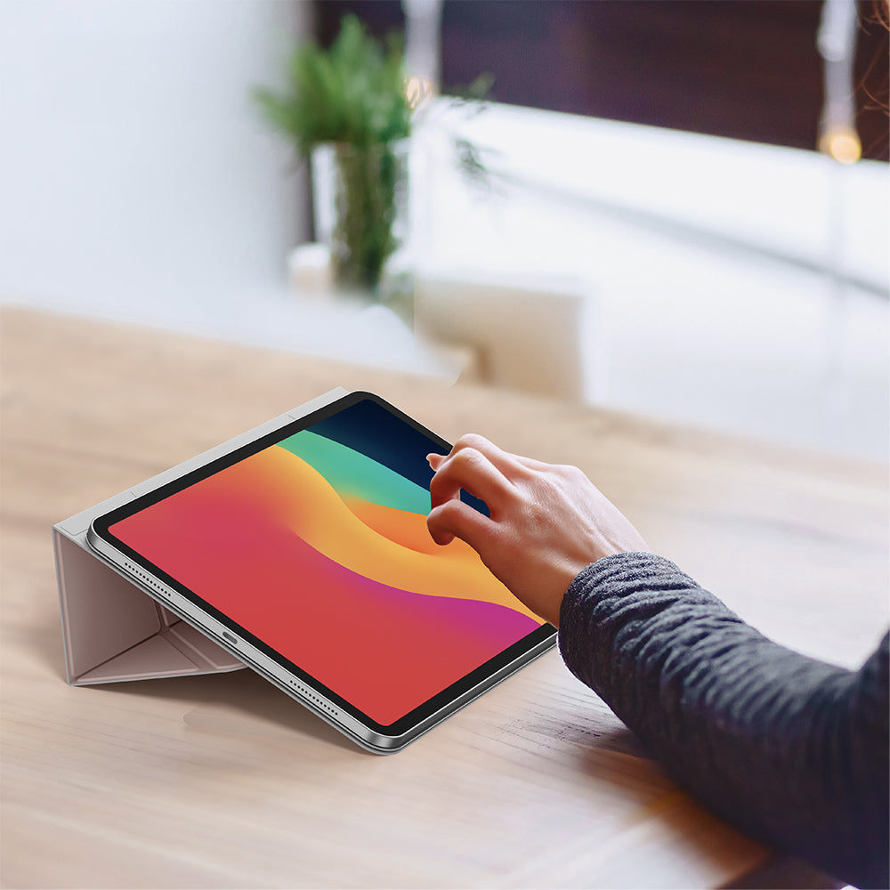 Apple iPad Air 11 2025 M3 Amazingthing Matte Pro Mag Folio Katlanabilir Magnetik Standlı Kılıf