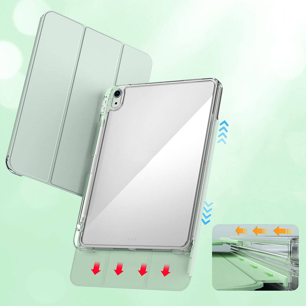Apple iPad Air 11 2025 M3 Kılıf Magnetik Ayrılabilen Airbagli Zore Sliding Tablet Kılıfı