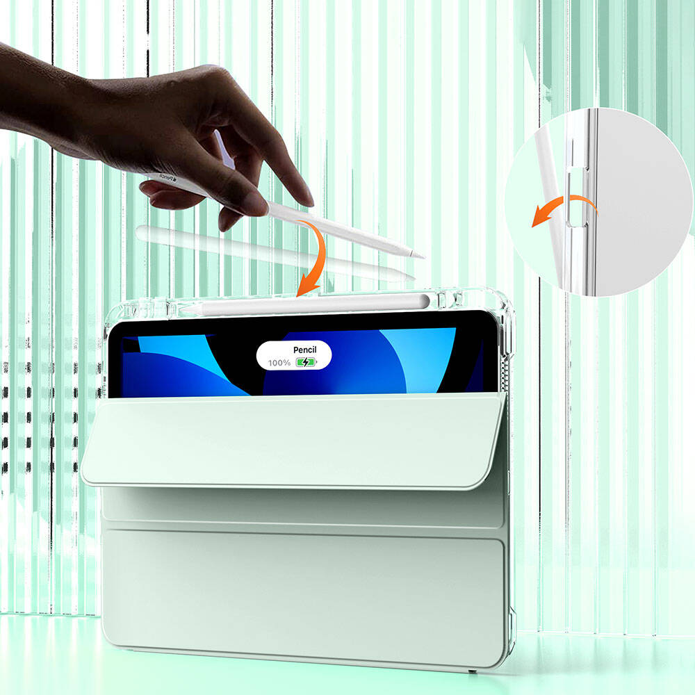 Apple iPad Air 11 2025 M3 Kılıf Magnetik Ayrılabilen Airbagli Zore Sliding Tablet Kılıfı