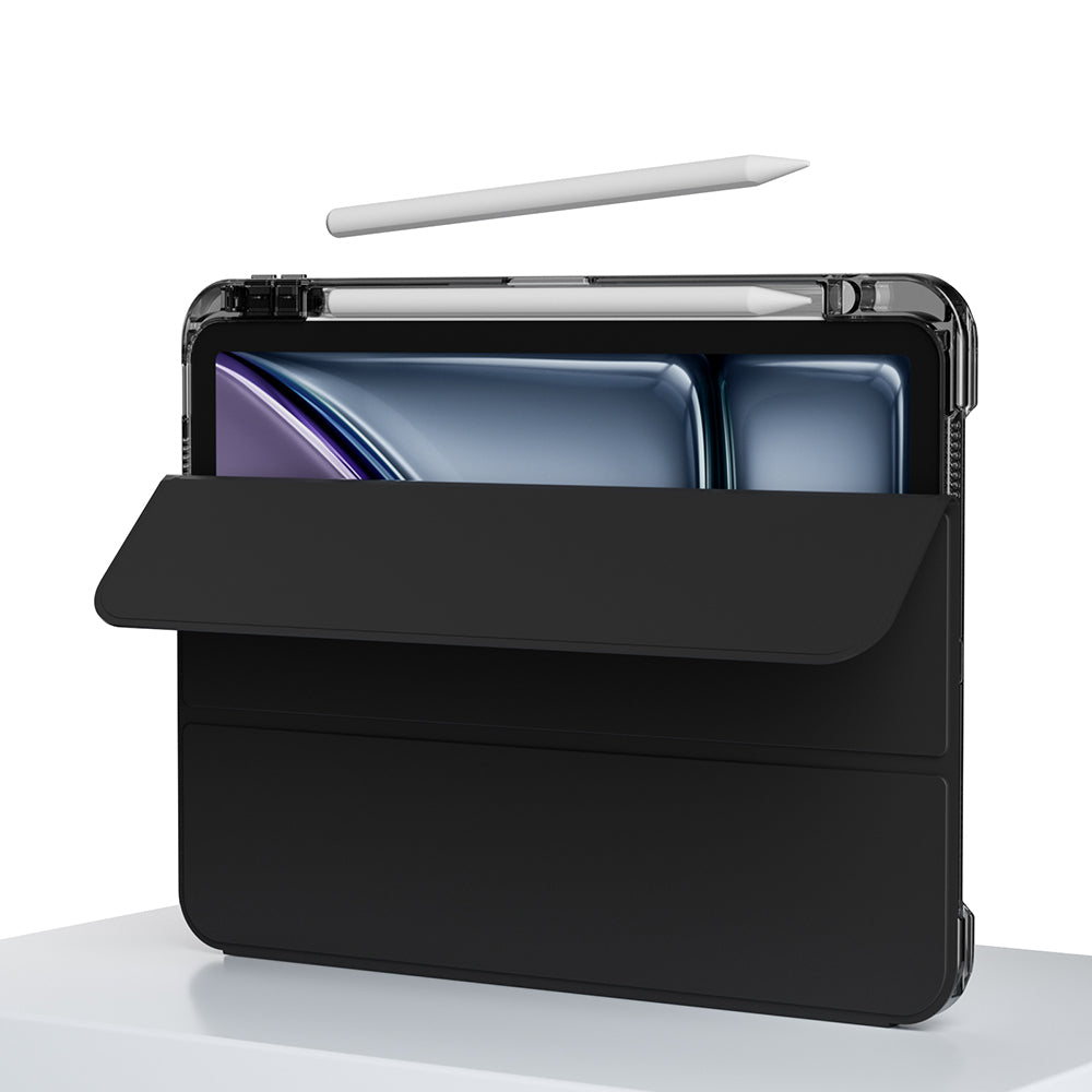 Apple iPad Air 11 2025 M3 Kılıf Magnetik Ayrılabilen Airbagli Zore Sliding Tablet Kılıfı