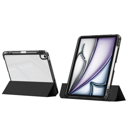 Apple iPad Air 11 2025 M3 Kılıf Magnetik Ayrılabilen Airbagli Zore Sliding Tablet Kılıfı