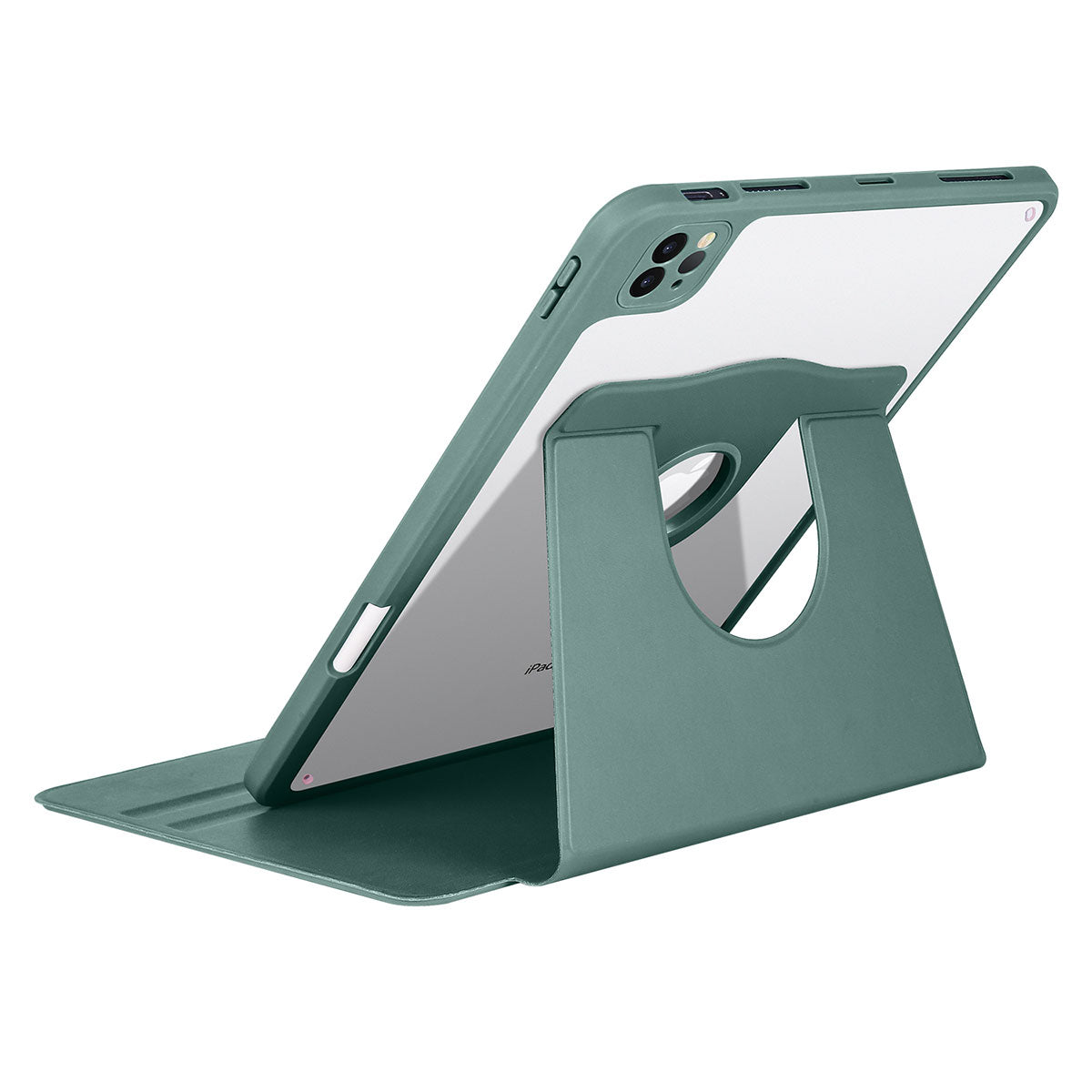 Apple iPad Air 11 2025 M3 Kılıf Zore Termik Kalem Bölmeli Dönebilen Standlı Kılıf