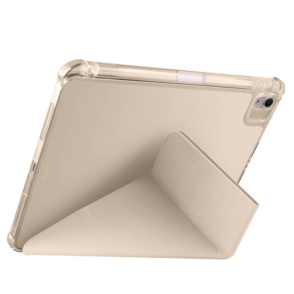 Apple iPad Air 11 2025 M3 Kılıf Zore Tri Folding Kalem Bölmeli Standlı Kılıf