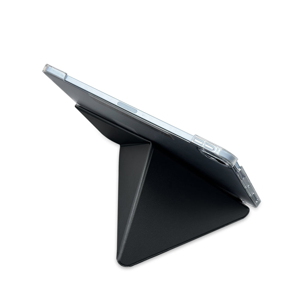 Apple iPad Air 11 2025 M3 Raptic Clear Folio Airbagli Şeffaf Kapaklı Katlanabilir Standlı Kılıf