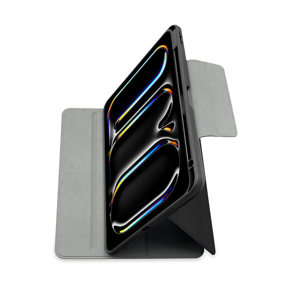 Apple iPad Air 11 2025 M3 Raptic Spin Detachable Folio PU Ayrılabilir Kalem Bölmeli Standlı Kılıf