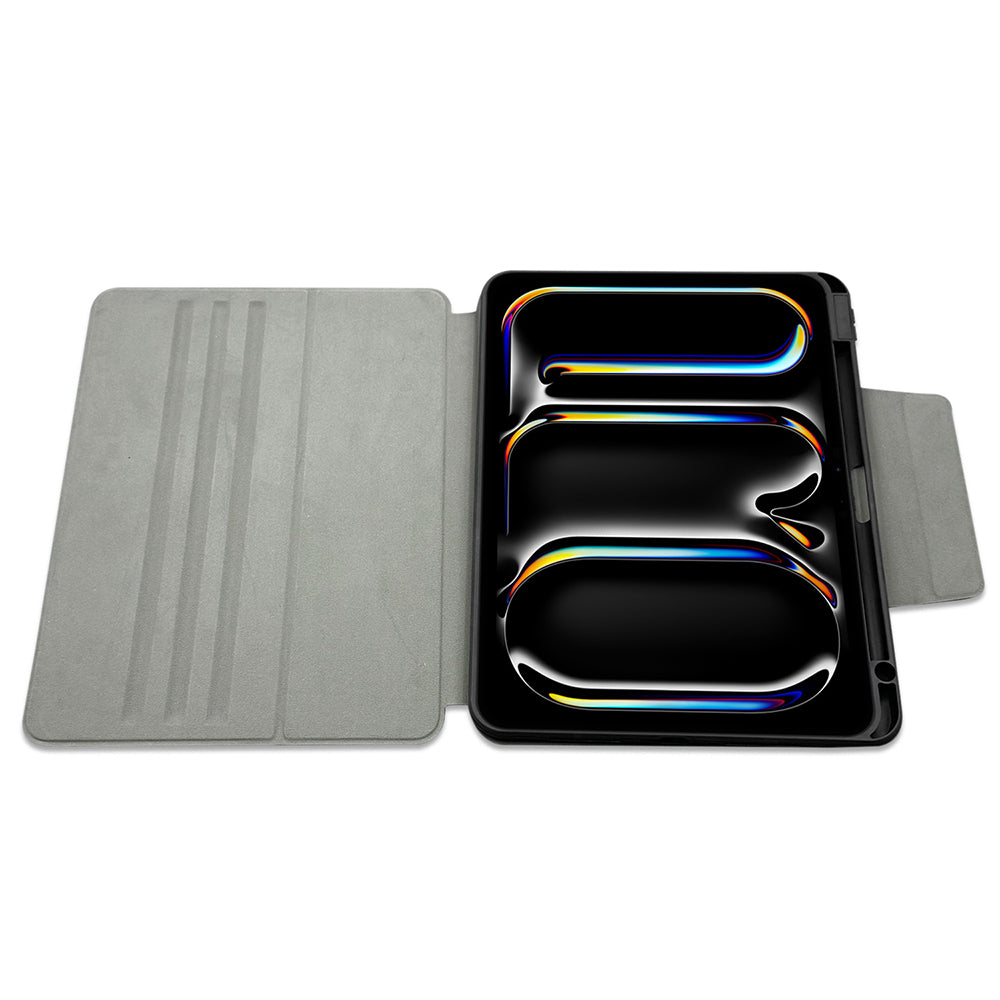 Apple iPad Air 11 2025 M3 Raptic Spin Detachable Folio PU Ayrılabilir Kalem Bölmeli Standlı Kılıf