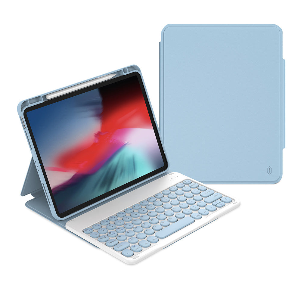 Apple iPad Air 11 2025 M3 Wiwu Protective Gizli Kalem Bölmeli Klavyeli Kılıf