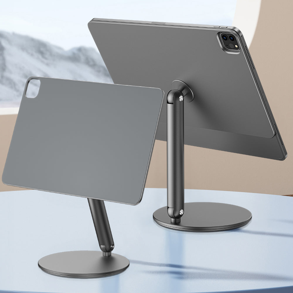 Apple iPad Air 12.9 2020 (4.Nesil) Wiwu ZM-310 360 Derece Dönebilen Magnetik Başlıklı Tablet Standı