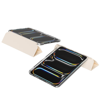 ​Apple iPad Air 13 2024 Kılıf Magnetik Ayrılabilen Airbagli Zore Sliding Tablet Kılıfı