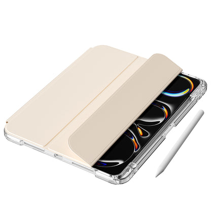 ​Apple iPad Air 13 2024 Kılıf Magnetik Ayrılabilen Airbagli Zore Sliding Tablet Kılıfı