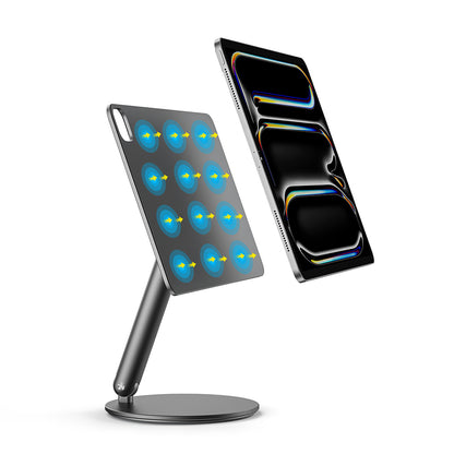 Apple iPad Air 13 2024 Wiwu ZM-310 360 Derece Dönebilen Magnetik Başlıklı Tablet Standı