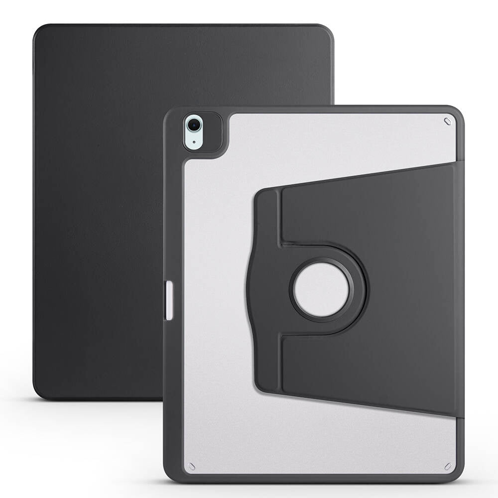 Apple iPad Air 13 2025 M3 Kılıf Zore Termik Kalem Bölmeli Dönebilen Standlı Kılıf