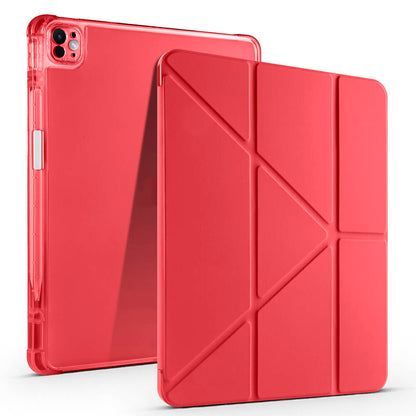 Apple iPad Air 13 2025 M3 Kılıf Zore Tri Folding Kalem Bölmeli Standlı Kılıf