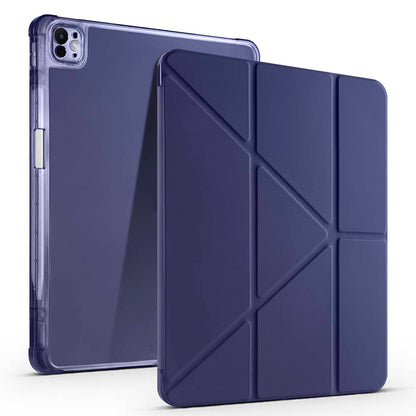 Apple iPad Air 13 2025 M3 Kılıf Zore Tri Folding Kalem Bölmeli Standlı Kılıf