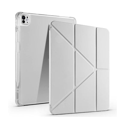 Apple iPad Air 13 2025 M3 Kılıf Zore Tri Folding Kalem Bölmeli Standlı Kılıf