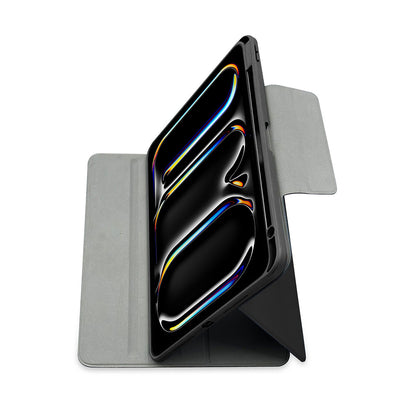 Apple iPad Air 13 2025 M3 Raptic Spin Detachable Folio PU Ayrılabilir Kalem Bölmeli Standlı Kılıf
