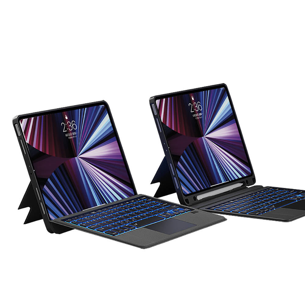 Apple iPad Air 13 2025 M3 Wiwu Mag Touch Klavyeli Standlı Kılıf