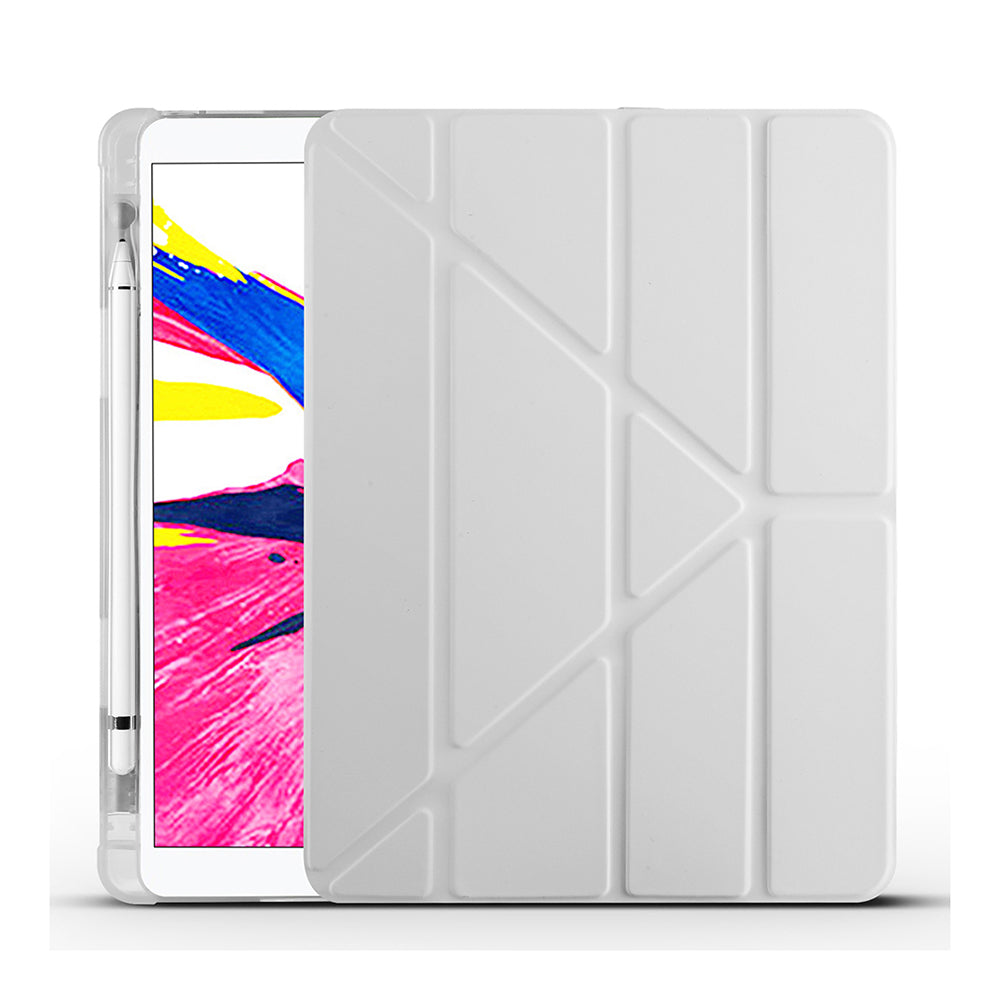 Apple iPad Pro 10.5 (7.Nesil) Kılıf Zore Tri Folding Kalem Bölmeli Standlı Kılıf