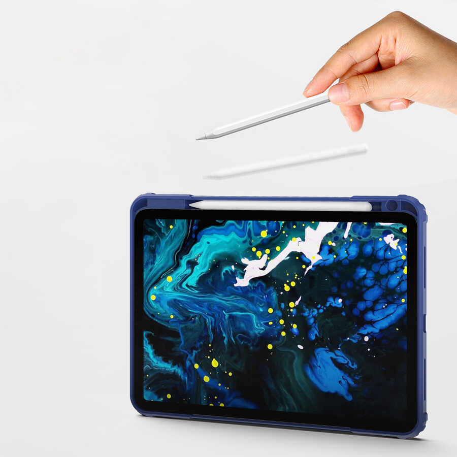 Apple iPad Pro 11 2020 (2.Nesil) Wiwu Mecha Dönebilen Standlı Tablet Kılıfı