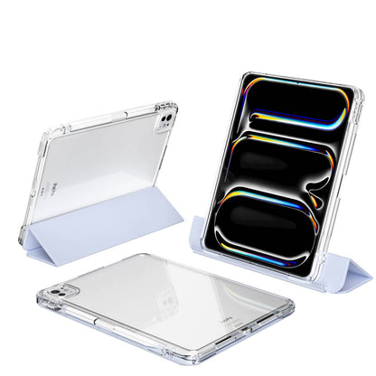 ​​​Apple iPad Pro 11 2024 Kılıf Magnetik Ayrılabilen Airbagli Zore Sliding Tablet Kılıfı