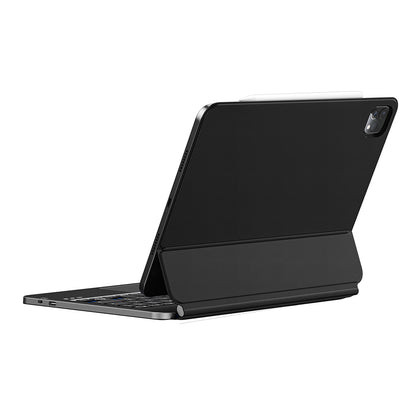Apple iPad Pro 13 2024 Wiwu MK-003 Gizli Kalem Bölmeli Klavyeli Standlı Kılıf