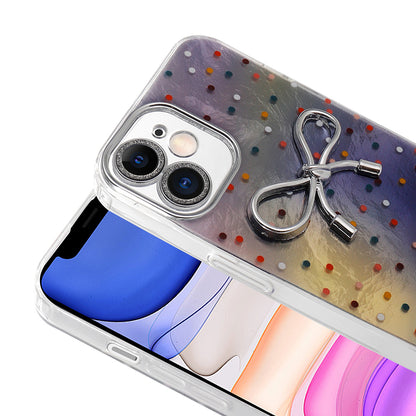 Apple iPhone 11 Kılıf Kamera Korumalı Figürlü Zore Ponti Silikon Kapak