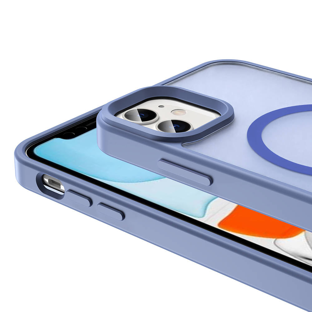 Apple iPhone 11 Kılıf M-safe Şarj Özellikli Mat Arka Yüzey Zore Sio Kapak