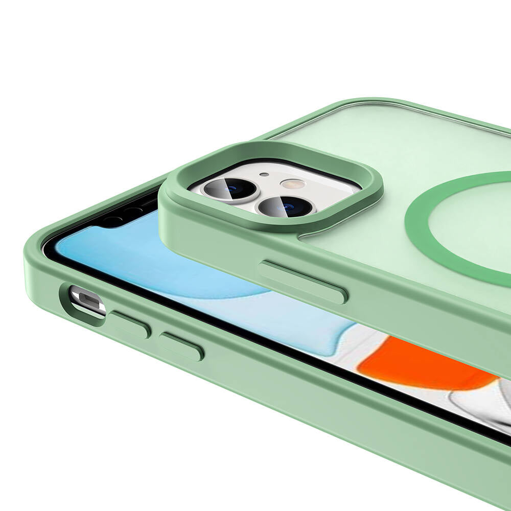 Apple iPhone 11 Kılıf M-safe Şarj Özellikli Mat Arka Yüzey Zore Sio Kapak