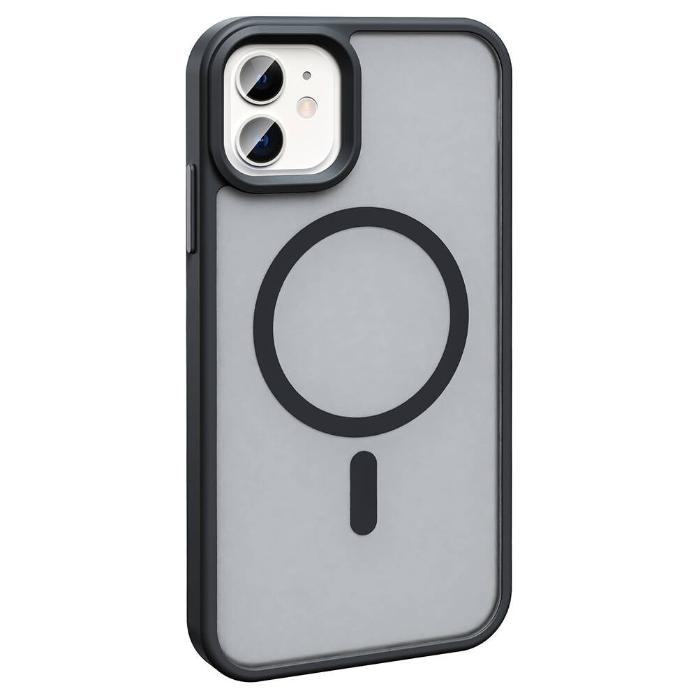 Apple iPhone 11 Kılıf M-safe Şarj Özellikli Mat Arka Yüzey Zore Sio Kapak