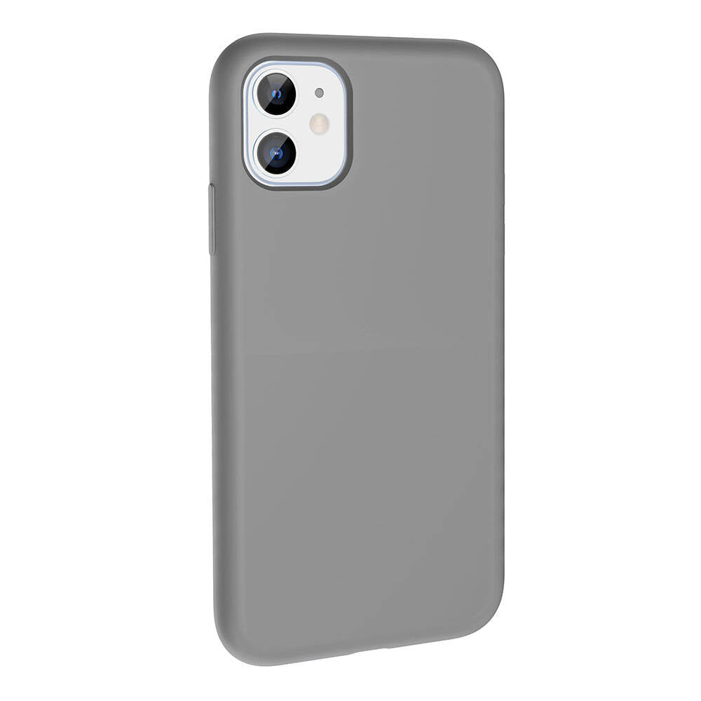 Apple iPhone 11 Kılıf M-safe Şarj Özellikli Sıvı Teknolojili Silinebilir Sert Zore Kivi Kapak