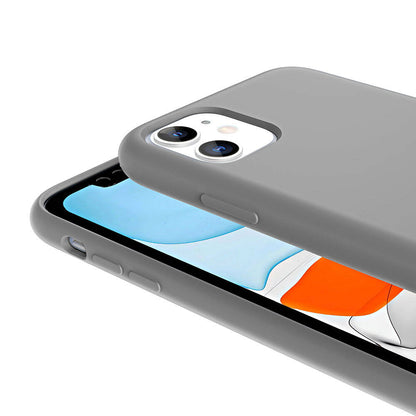 Apple iPhone 11 Kılıf M-safe Şarj Özellikli Sıvı Teknolojili Silinebilir Sert Zore Kivi Kapak