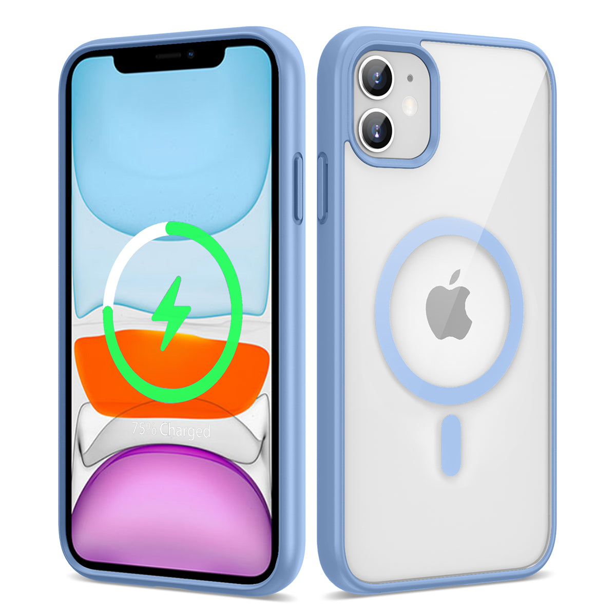 Apple iPhone 11 Kılıf M-safe Wireless Şarj Özellikli Silikon Zore Ege Kapak
