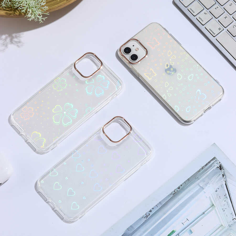 Apple iPhone 11 Kılıf Zore Sidney Desenli Sert Kapak