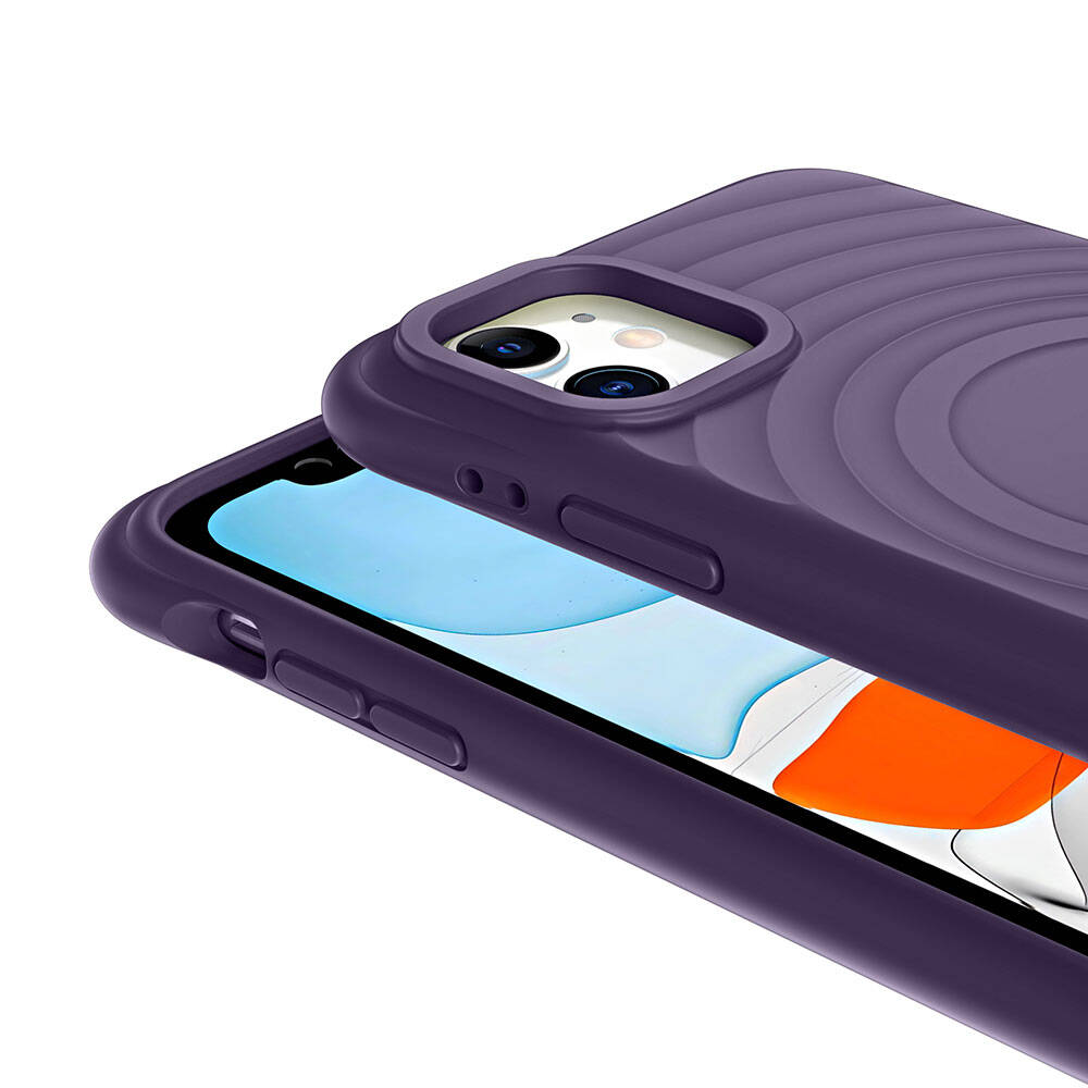 Apple iPhone 11 M-safe Şarj Özellikli Airbagli Mat Görünümlü Zore Hepi Kapak