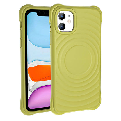 Apple iPhone 11 M-safe Şarj Özellikli Airbagli Mat Görünümlü Zore Hepi Kapak