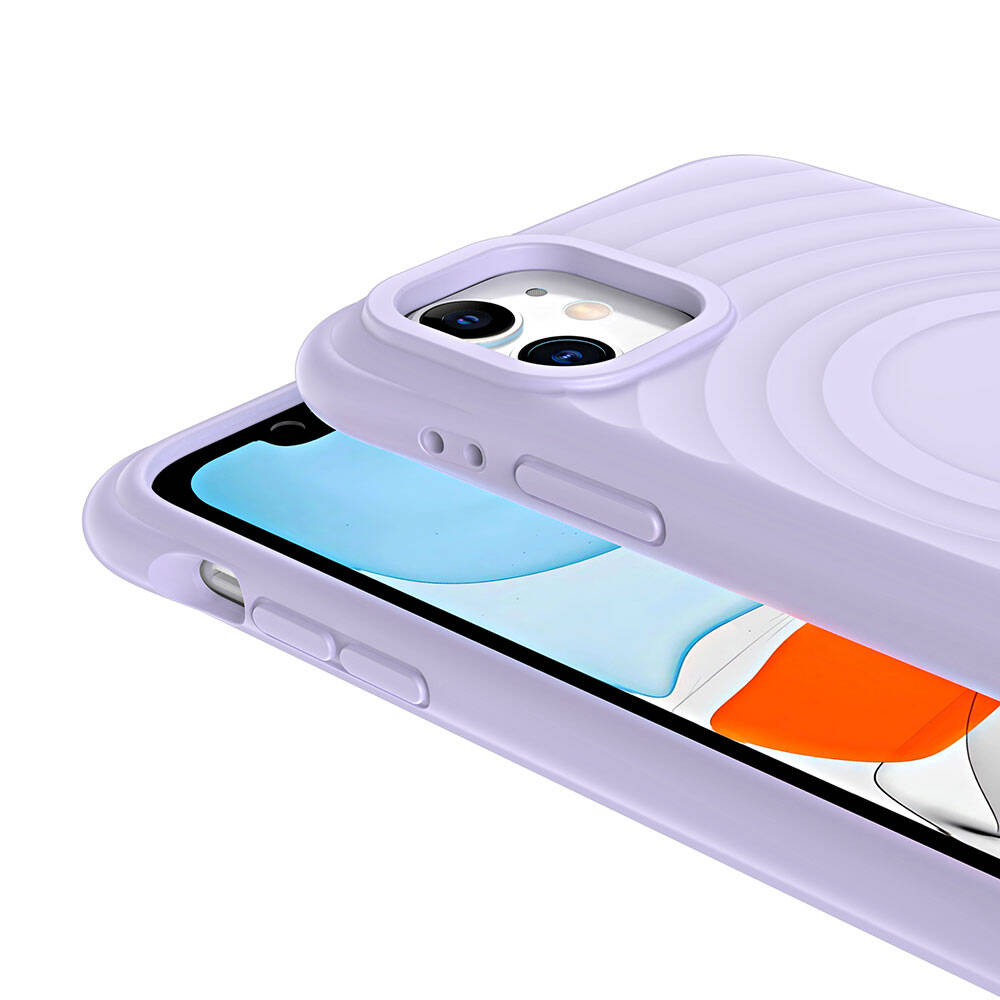 Apple iPhone 11 M-safe Şarj Özellikli Airbagli Mat Görünümlü Zore Hepi Kapak