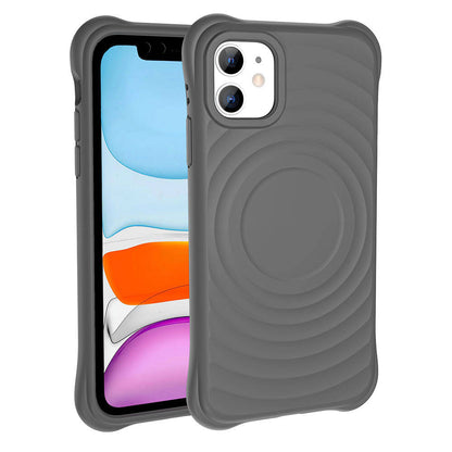 Apple iPhone 11 M-safe Şarj Özellikli Airbagli Mat Görünümlü Zore Hepi Kapak