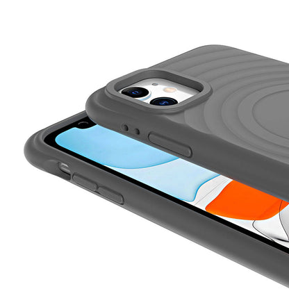 Apple iPhone 11 M-safe Şarj Özellikli Airbagli Mat Görünümlü Zore Hepi Kapak