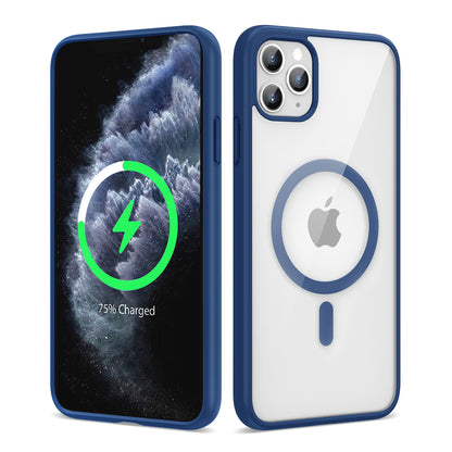 Apple iPhone 11 Pro Max Kılıf M-safe Wireless Şarj Özellikli Silikon Zore Ege Kapak