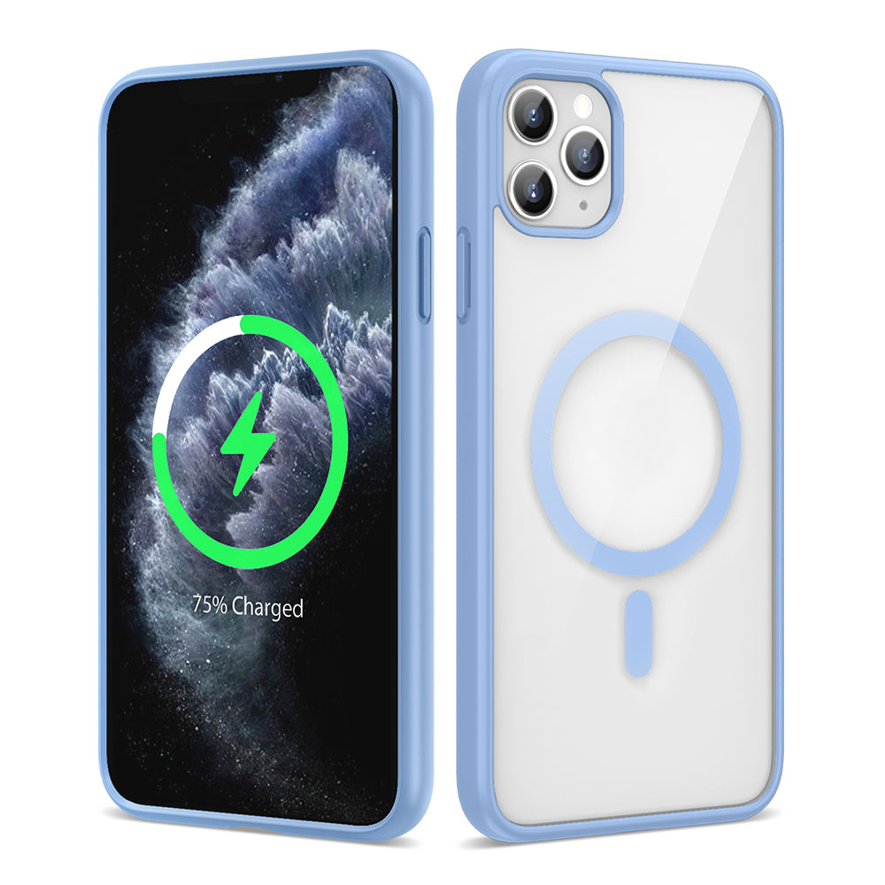 Apple iPhone 11 Pro Max Kılıf M-safe Wireless Şarj Özellikli Silikon Zore Ege Kapak