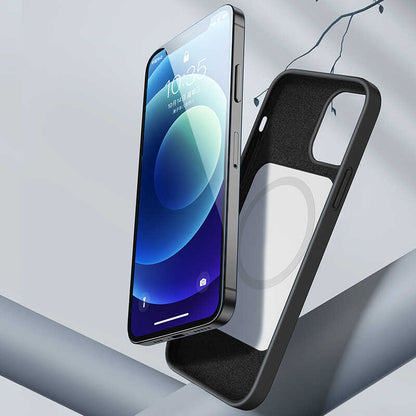 Apple iPhone 12 Kılıf Benks M-safe Magnetic Original Apple MFI Certified Silikon Kapak