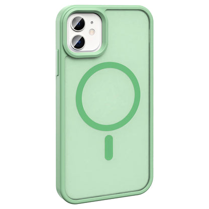 Apple iPhone 12 Kılıf M-safe Şarj Özellikli Mat Arka Yüzey Zore Sio Kapak