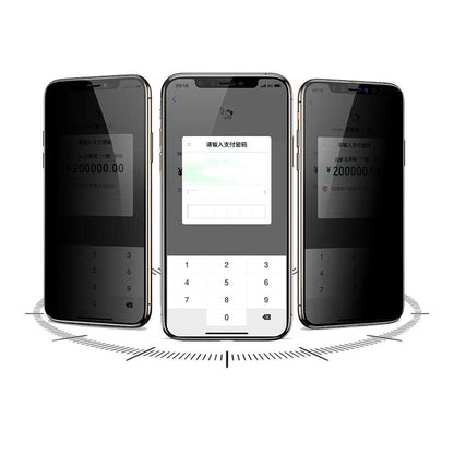 Apple iPhone 12 Pro Davin 5D Privacy Cam Ekran Koruyucu