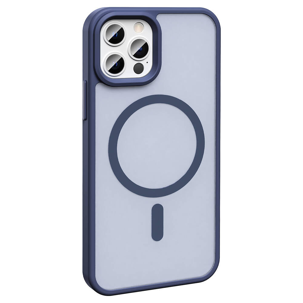 Apple iPhone 12 Pro Kılıf M-safe Şarj Özellikli Mat Arka Yüzey Zore Sio Kapak