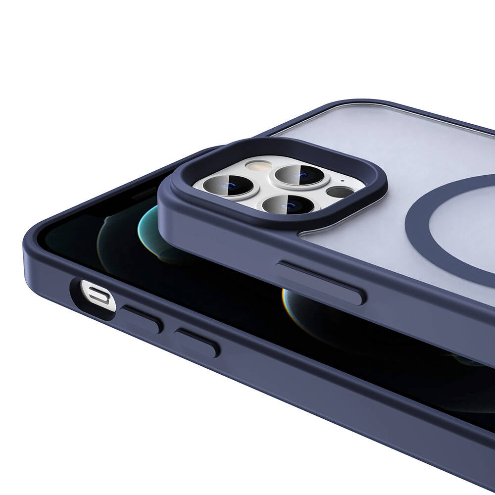 Apple iPhone 12 Pro Kılıf M-safe Şarj Özellikli Mat Arka Yüzey Zore Sio Kapak