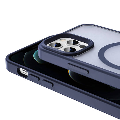 Apple iPhone 12 Pro Kılıf M-safe Şarj Özellikli Mat Arka Yüzey Zore Sio Kapak