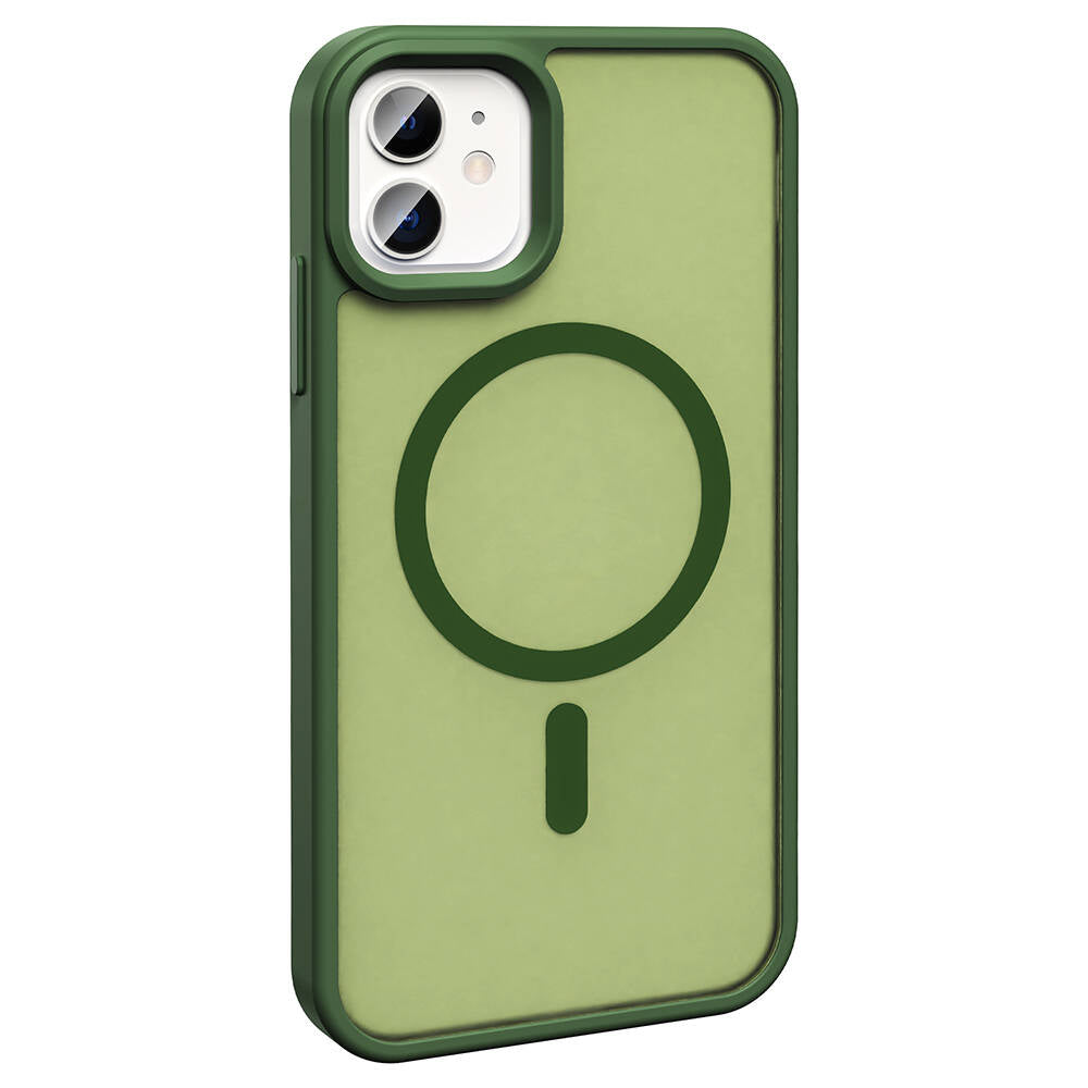 Apple iPhone 12 Pro Kılıf M-safe Şarj Özellikli Mat Arka Yüzey Zore Sio Kapak