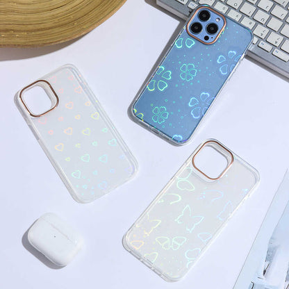 Apple iPhone 12 Pro Kılıf Zore Sidney Desenli Sert Kapak