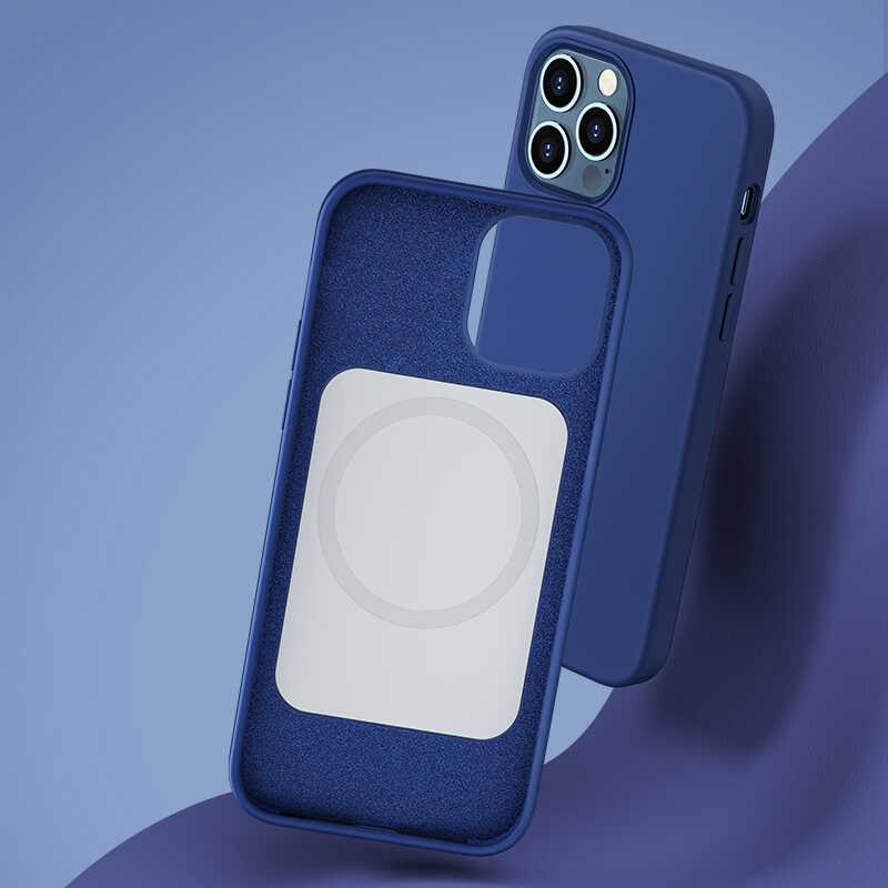 Apple iPhone 12 Pro Max Kılıf Benks M-safe Magnetic Original Apple MFI Certified Silikon Kapak